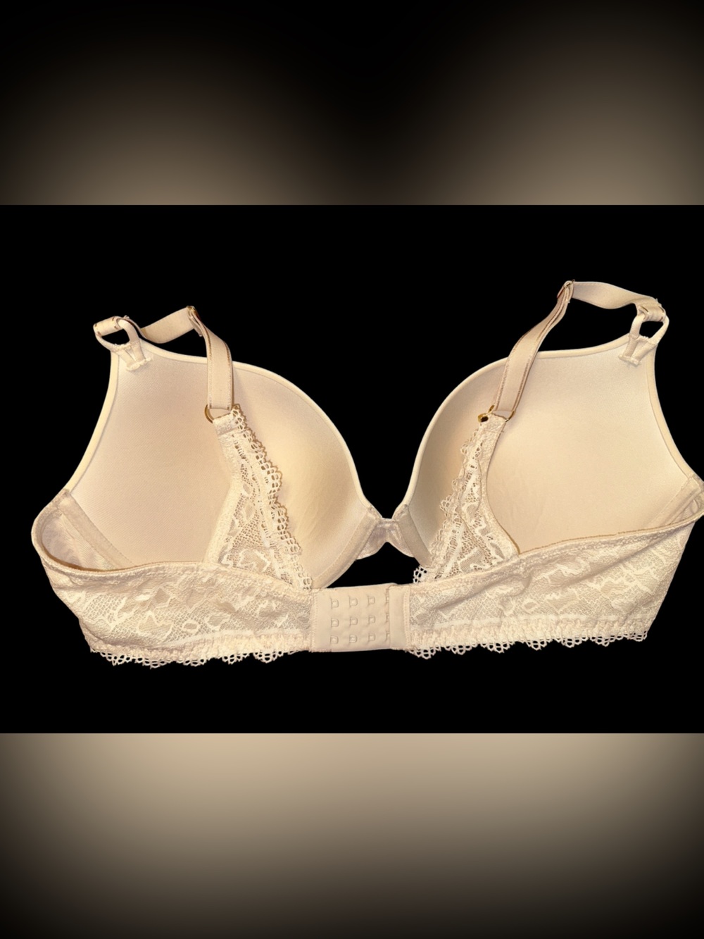 Soma Embraceable Push Up Plunge Smooth Underwire Lace-Back Convertible Bra 40D - Picture 2 of 4